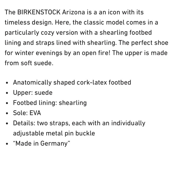 BIRKENSTOCK Arizona Shearling Mink Suede Girls Shoes Sandals size 33EU - Picture 8 of 8